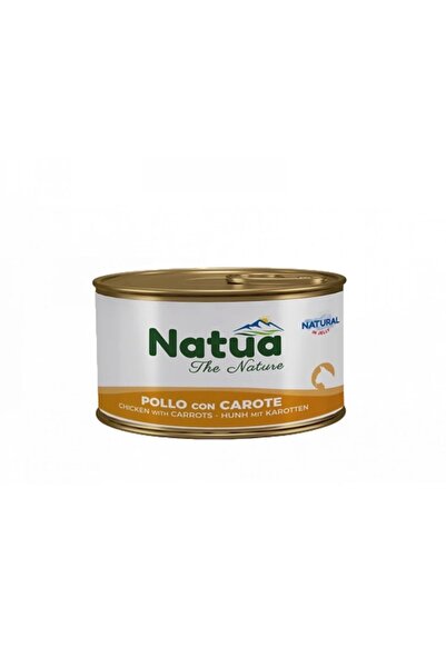 Natua طعام رطب للقطط من العلامة التجارية ناتوا (Natua) بنكهة الدجاج مع الجزر ...