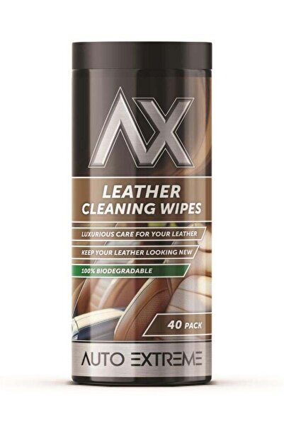 Auto Extreme Leather Cleaning Wipes 40pk