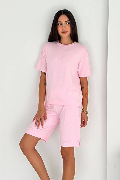 Noa&Noa Women's Black Shorts Top and Bottom Set – Basic Comfortable Summer Co...