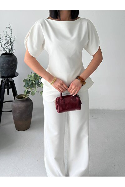 Butik Beyza Σετ μανίκι μπαλόνι δύο τεμαχίων 