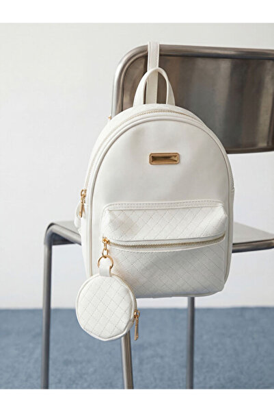 LC Waikiki Rmz Gi̇yi̇m Farkiyla Faux Leather Look Girls' Backpack