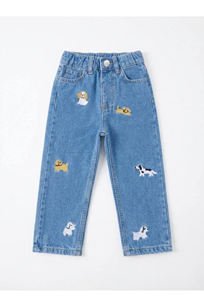 Laciel Prs Animal Nakışlı Denim Pantolon