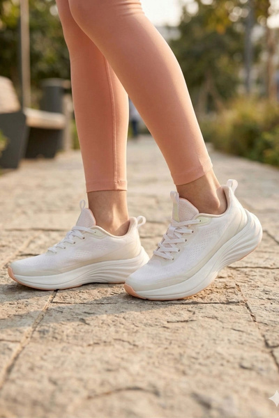 IN-STEP Aurora Flow: Breathable and High-Sole Women's Casual Walking Shoes – ...