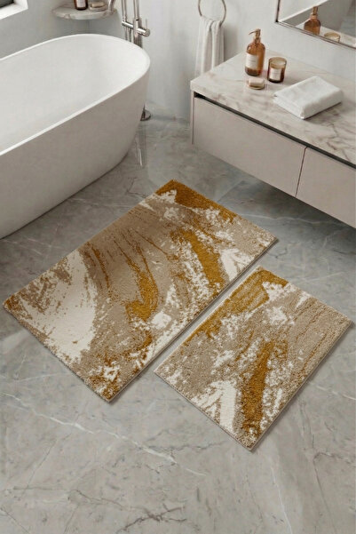 neşe home collection Σετ χαλάκια μπάνιου 2 τεμαχίων |   Αντιολισθητική βάση π...