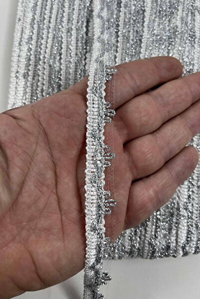 Hobigram White Silver Hine Luxury Decorative Ribbon – Handcrafted Decoration ...