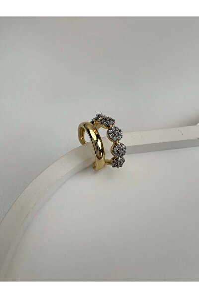 Kius Full Tour Stone Gold Cartilage Earring