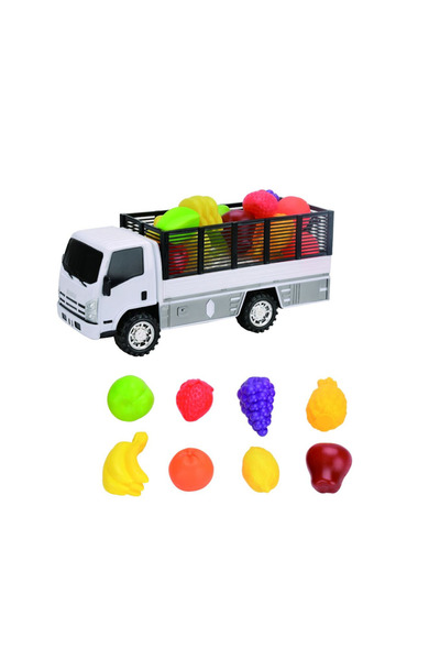 iTajir Educational Fruit Transporter Truck Toy for Kids - Includes 8 Colorful...