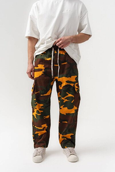 go gang own Παντελόνι Καμουφλάζ Solidarity Cargo με Λεπτομέρεια Τσέπης και Ρυ...