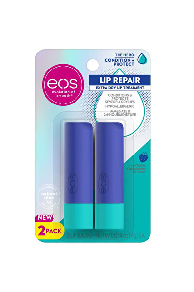 Eos رطب شفاه من ماركة EOS، وتحديداً موديل The Hero Lip Repair المخصص للشفاه ا...