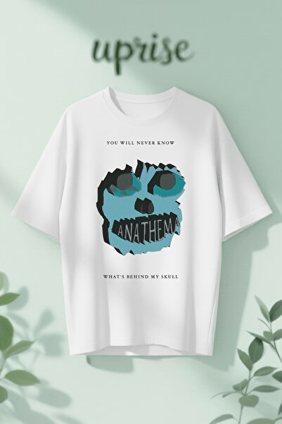 Vordevia Μπλουζάκι από βαμβάκι με στάμπα Anathema σε oversized γραμμή