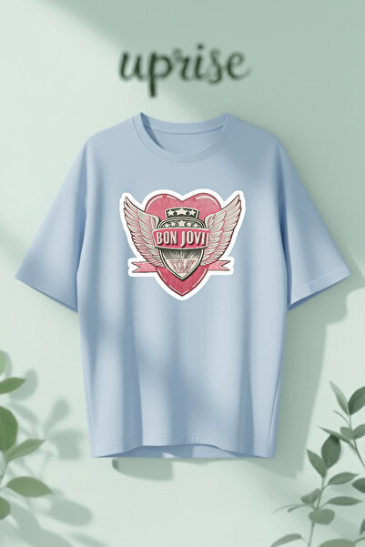 Vordevia Μπλουζάκι Bon Jovi It’s My Life με στάμπα, βαμβακερό, oversized