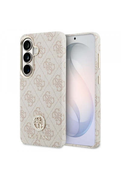 Guess Husa MagSafe pentru Samsung Galaxy S26 S942, Guess, Rhinestone Round Lo...