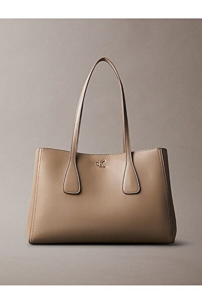 Calvin Klein Monogram Logo Business Tote Bag