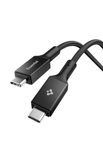 Spigen Καλώδιο Δεδομένων και Φόρτισης USB-C - USB-C EB10015CC, 100W, 1.5μ, Μα...