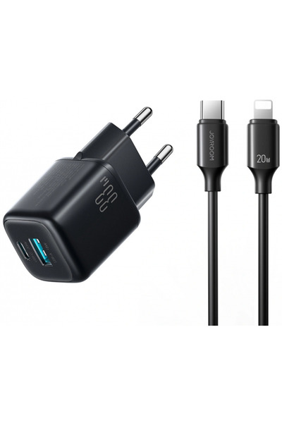 Joyroom JR-TG7 Καλώδιο Φόρτισης Lightning, 33W, 3A, 1 x USB-A - 1 x USB-C, Μαύρο