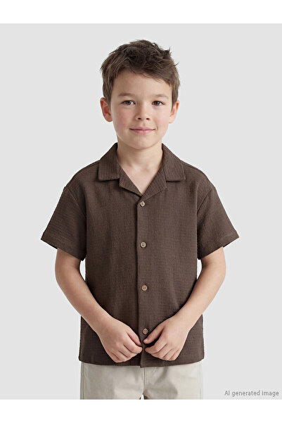 LC Waikiki YK PLUS LCW Kids Resort Yaka Πουκάμισο για αγόρια