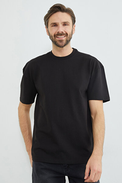 Fulla Moda Μπλουζάκι Basic Crew Neck Oversize