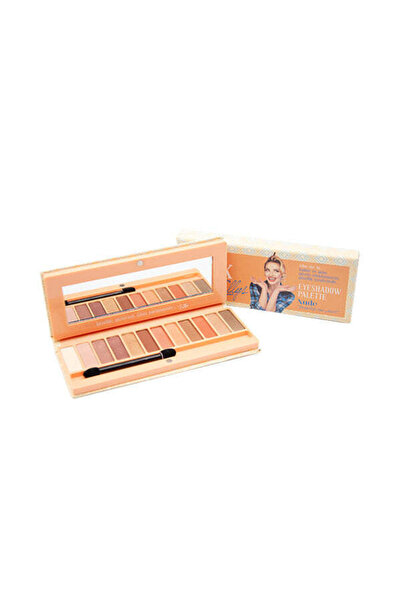 The Pink Ellys Pink Ellis Eyeshadow Palette, 12 Nude Colors