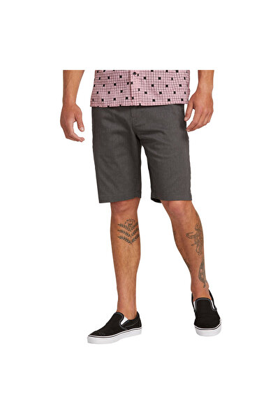 Volcom Απίστευτα Μοντέρνα Ελαστικά Σορτς 21 Ανθρακί Μελανζέ 30