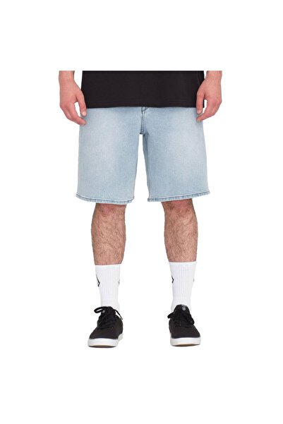 Volcom BILLOW Τζιν Σορτς Χρώμα Ερημιάς Ινδιγκό 34