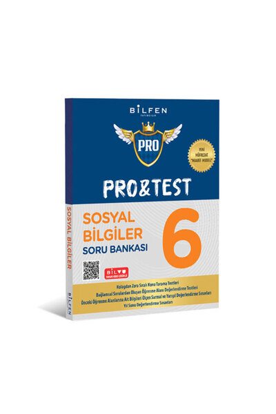 Bilfen Yayıncılık 6.SINIF PRO&TEST SOSYAL BİLGİLER SORU BANKASI 2025 YENİ ÜRÜ...
