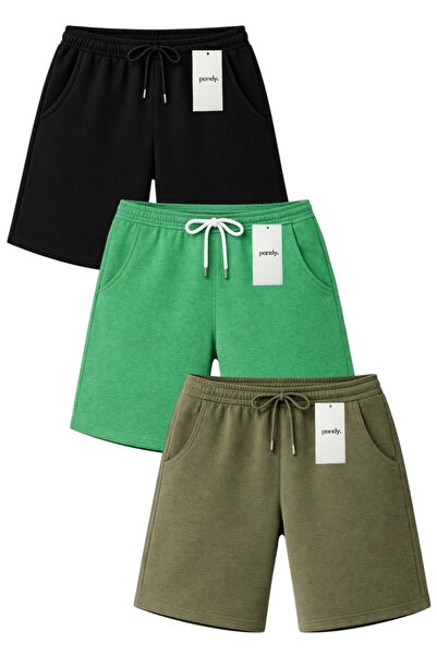pandy 3-Pack Full-Fit Unisex Basic Shorts