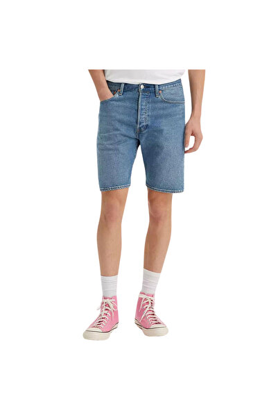 Levis 501 ORIGINAL ΑΝΔΡΙΚΑ ΤΖΙΝ ΣΟΡΤΣ - ΜΕΣΑΙΟ ΙΝΔΙΓΚΟ 30