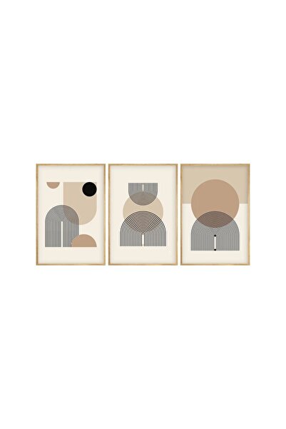 OEM Set de picturi decorative Re-Bloom, 3 piese, MDF/lemn masiv, multicolor, ...
