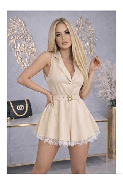 AndraRose Styles Μίνι φόρεμα με δαντέλα - Χρυσή Μούσα