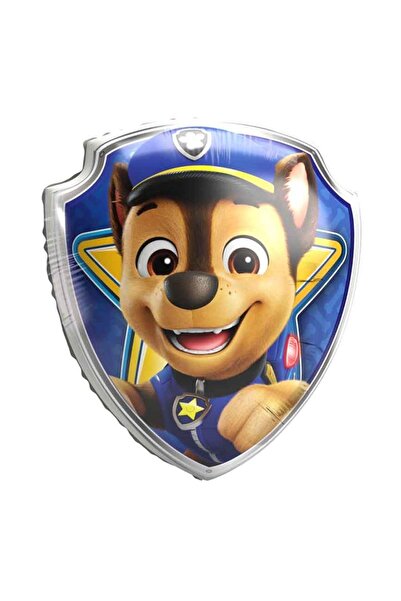 PAW PATROL Foil balloon, - Rescue Heroes insignia shape 68x75cm Blue