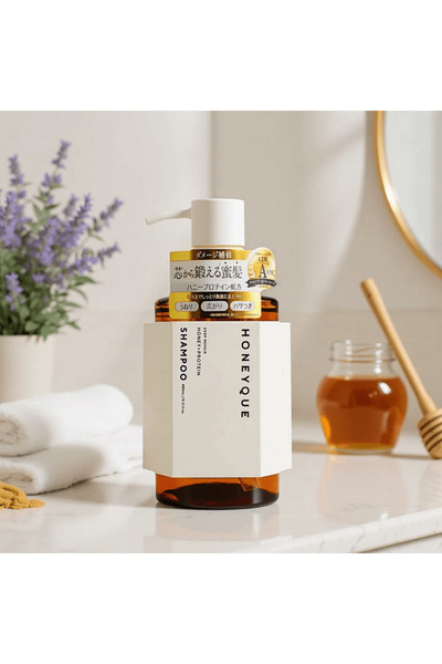 Honeyque Deep Repair Shampoo – Moisturizing & Repair Shampoo for Dry & Damaged Hair 450 ml