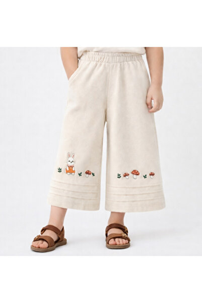 BALKABAĞI Κεντημένο παντελόνι γαμπαρντίνας μέχρι τον αστράγαλο για κορίτσια, ...