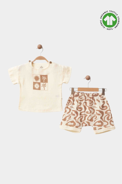 Solemini Desert Bloom Organic Cotton Muslin Kids Set