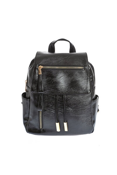 Meli Melo Paris Black backpack with side pockets