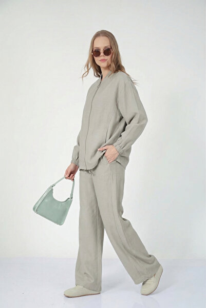 Suede Style 5768 - طقم نسائي أنيق ومريح من قماش مودال ناعم محبوك