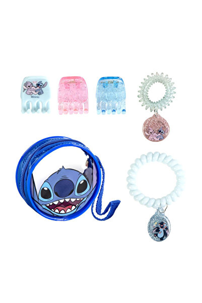 Lilo & Stitch Σετ αξεσουάρ μαλλιών 5 τεμαχίων για παιδιά, Μπλε