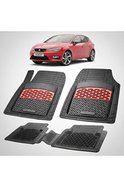 TEAMCAR Πατάκια δαπέδου συμβατά με Seat Leon Hatchback 5θυρο 2013-2017 |   Κό...