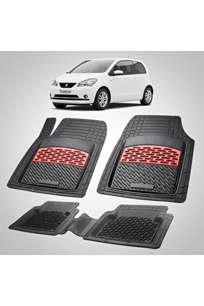 TEAMCAR Πατάκια δαπέδου συμβατά με Seat Mii Hatchback 3θυρο 2011-2019 |   Κόκ...