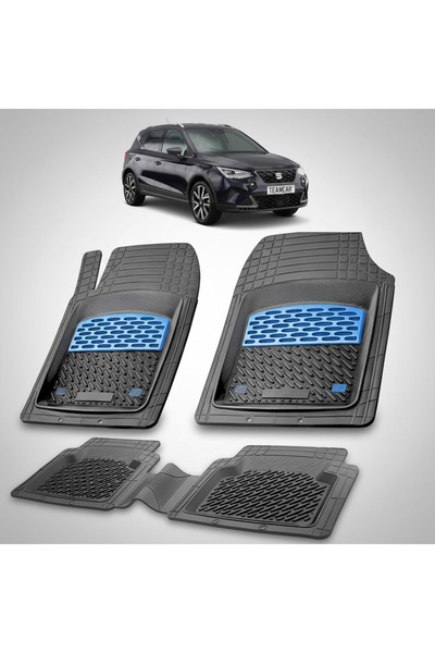 TEAMCAR Πατάκια δαπέδου συμβατά με Seat Arona SUV Facelift 2021-2026 |   Μπλε