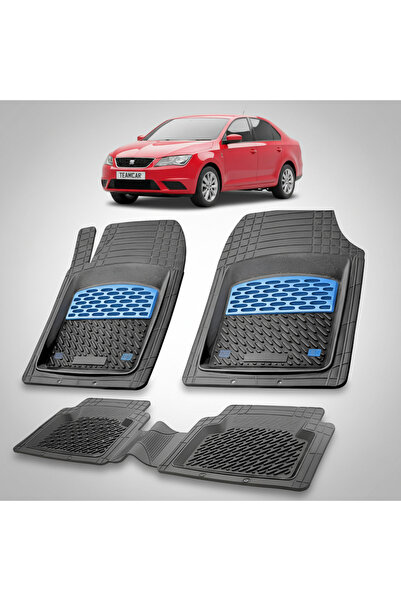 TEAMCAR Πατάκια δαπέδου συμβατά με Seat Toledo Sedan Mk4 2012-2019 |   Μπλε