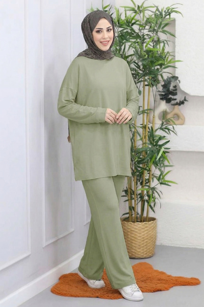 My City 5256 - 2 Πλεκτά ίνες O oversized Άνετο-Κομψό-Απαλό Γυναικείο Σετ