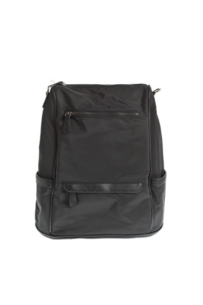 Meli Melo Paris Black backpack with two front pockets