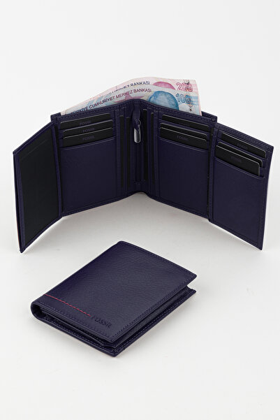 Fossil Boxed Genuine Leather Vertical Stitched Handheld Portfolio Card Holder...