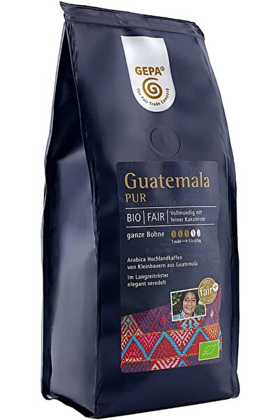 Gepa Βιολογικοί κόκκοι καφέ Γουατεμάλα Πουρ, 250γρ.