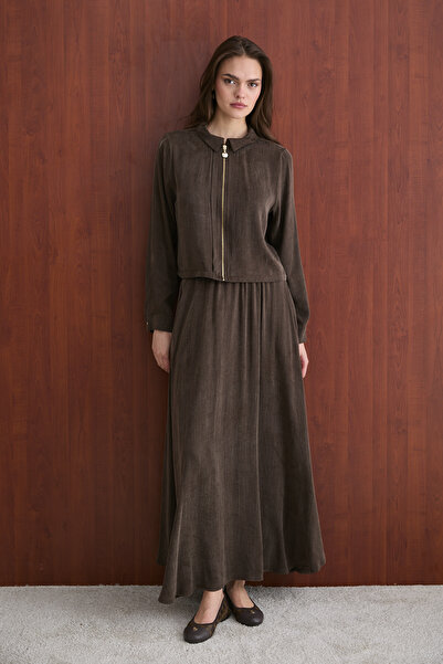 Melike Tatar Σετ Φούστας Μεταξωτής Κουπρά 32-2744