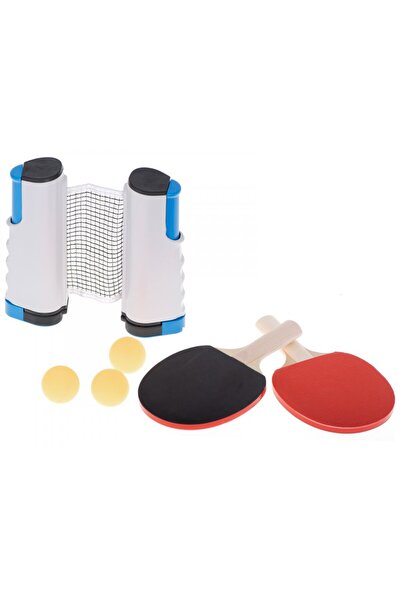 Ikonka Set de tenis de masa cu 2 palete si 3 mingii