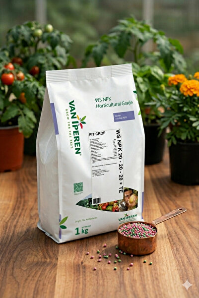 Safa Tarım Vaniperen Ws 20-20-20+Te Harmanlanmış Npk Granül Gübre 1 Kg
