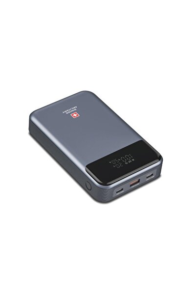 Swiss Military Power Bank 140W 20K mAh 2C1A for Laptop Gray Colour