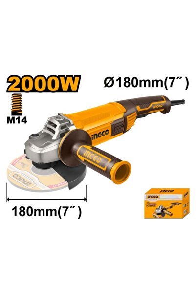 Ingco Γωνιακός τροχός 2000 W 180 mm AG 200018