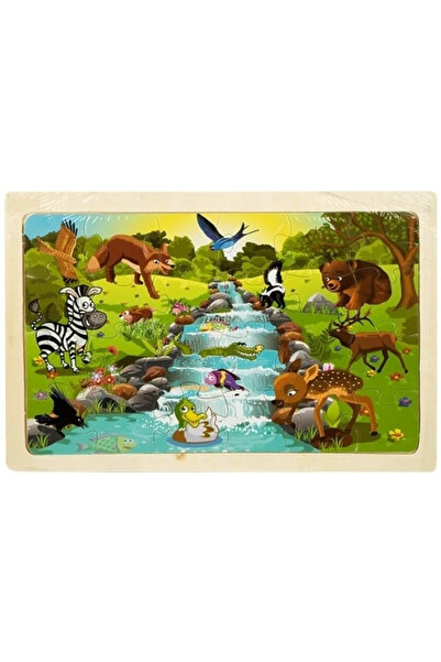 Granst Stag Puzzle din lemn, Animale de pădure
